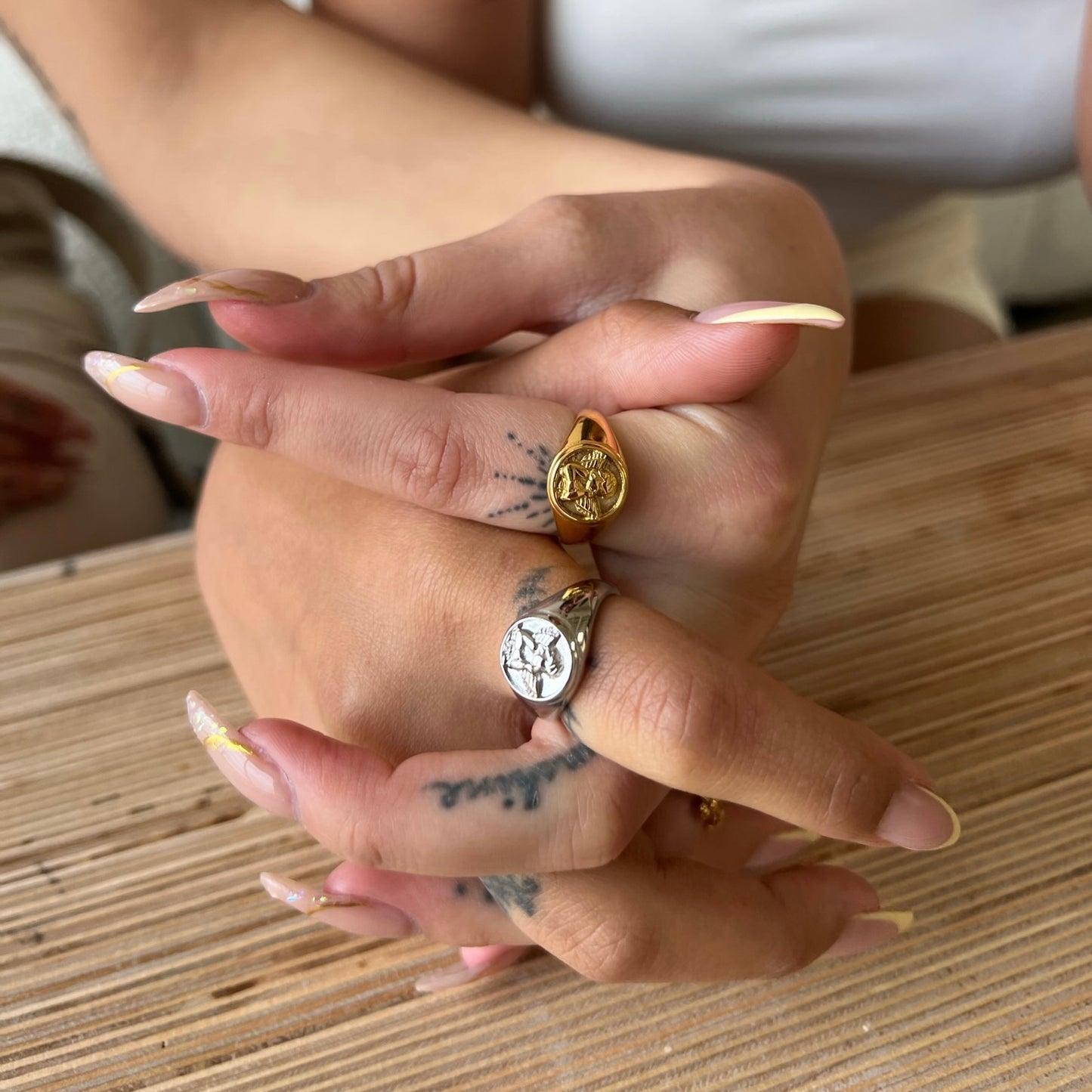 Cherub Signet Ring