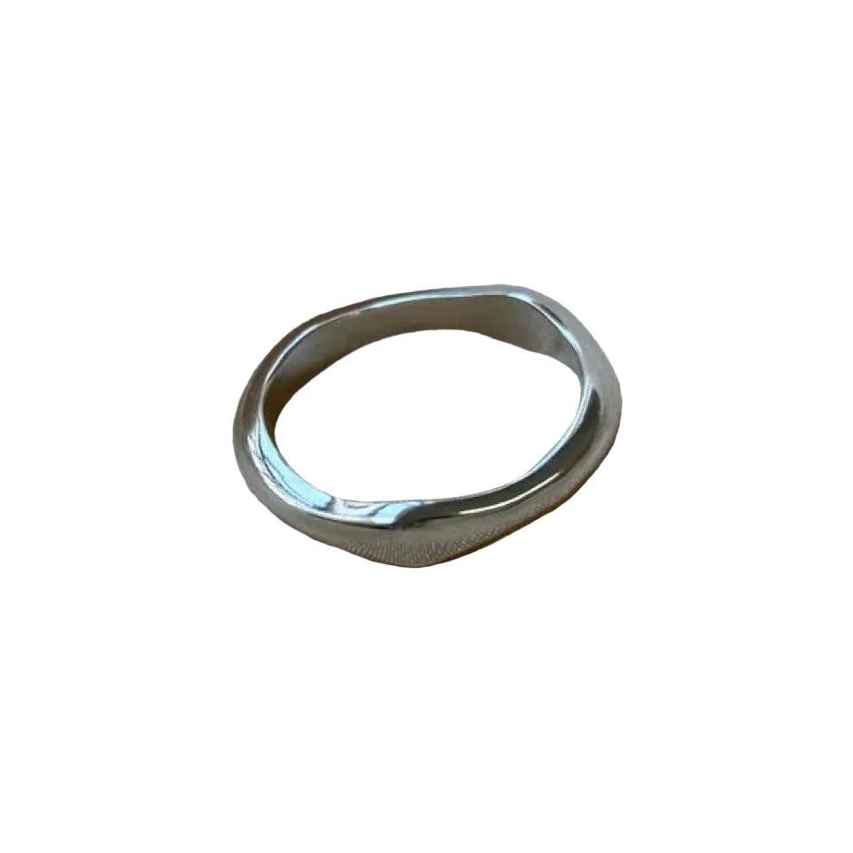 Chunky Organic Band Ring gold