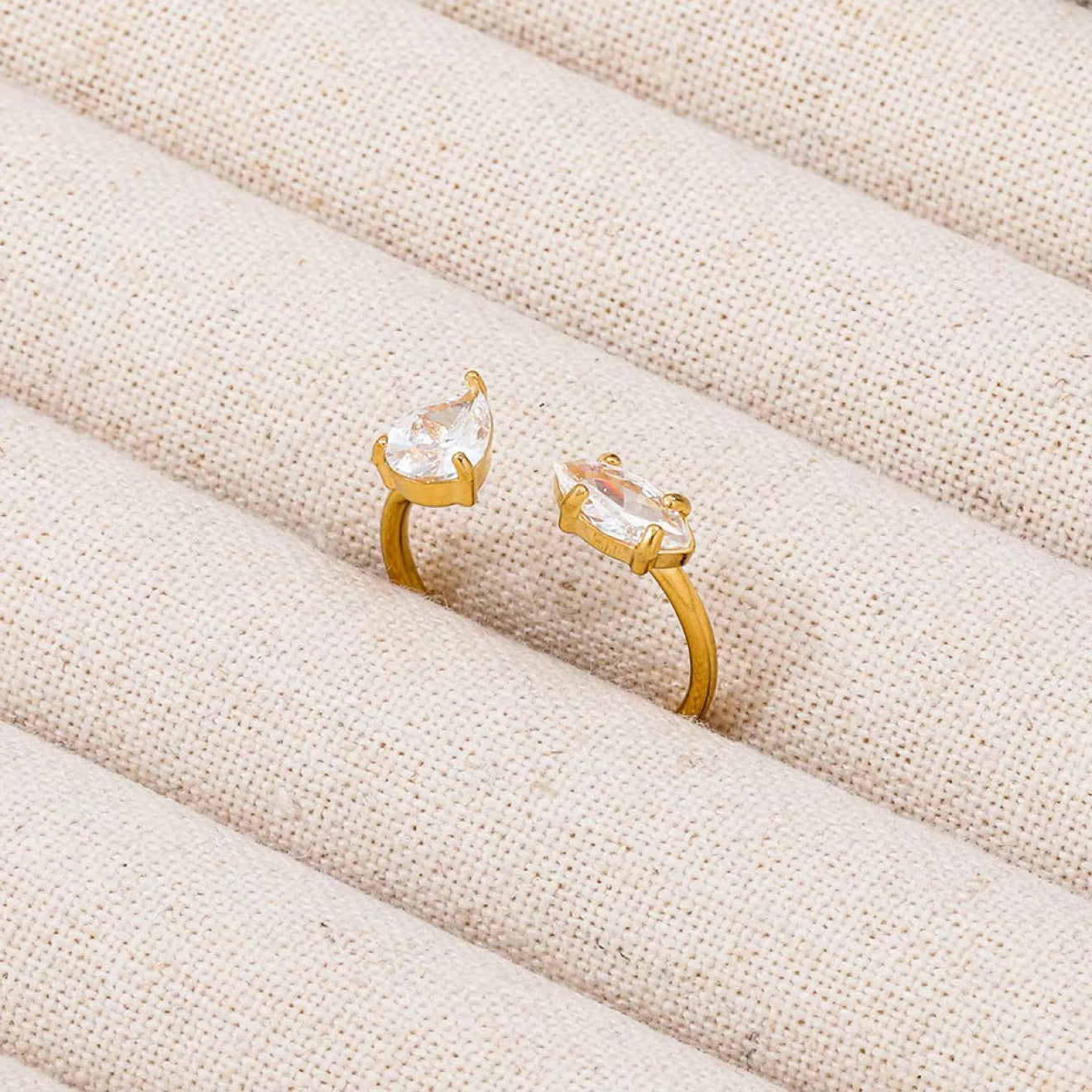 Pear Marquise Open Ring