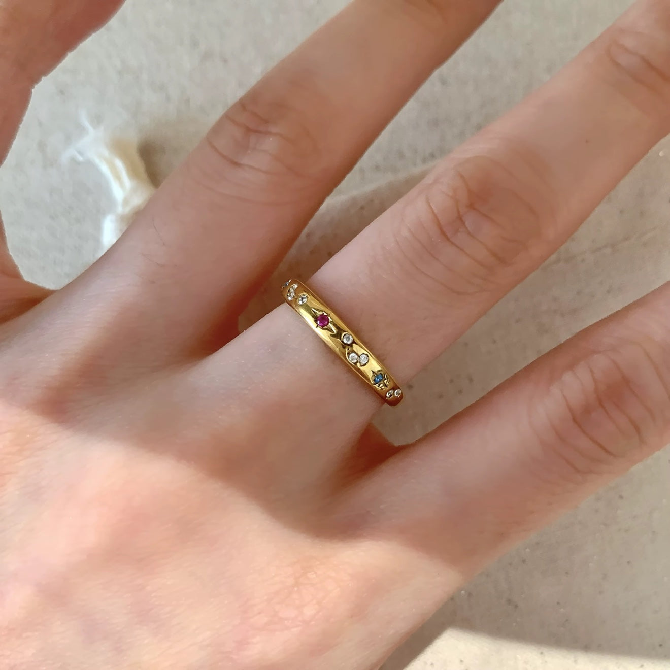 Celestial Star Band Ring
