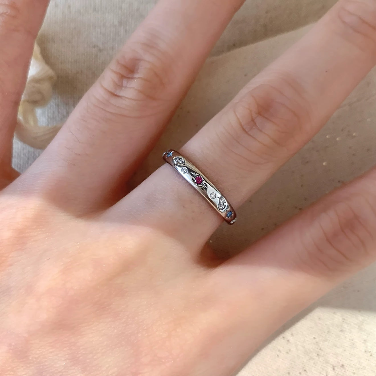 Celestial Star Band Ring